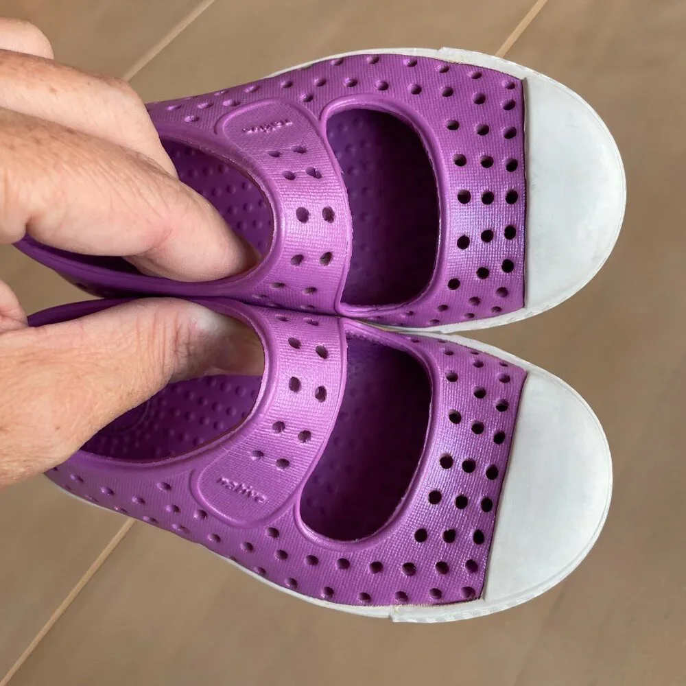 Native Shoes Jefferson Kids Purple Water Shoes mary jane